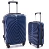 Sada cestovních kufrů - 2v1 - WAVE - Tmavě Modrý