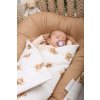 Oboustranná zavinovačka pro miminka 80x80 cm, vzor 701