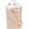 Oboustranná zavinovačka pro miminka MINKY 80x80 cm, vzor 701