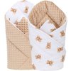 Oboustranná zavinovačka pro miminka MINKY 80x80 cm, vzor 701