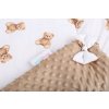 Oboustranná zavinovačka pro miminka MINKY 80x80 cm, vzor 701