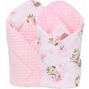 Oboustranná zavinovačka pro miminka MINKY 80x80 cm, vzor 750
