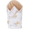 Oboustranná zavinovačka pro miminka MINKY 80x80 cm, vzor 702