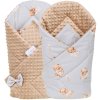 Oboustranná zavinovačka pro miminka MINKY 80x80 cm, vzor 704