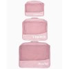 Sada organizérů do kufru – růžová