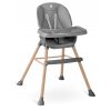 Jídelní židlička 3v1 MODERN – šedá