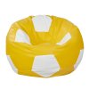 Sedací vak MÍČ – žluto/bílý