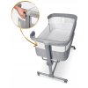 Dětská přístavná, skládací, cestovní postýlka Sleep&Go 0–5 m, 9 kg – šedá