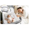 Dětská přístavná, skládací, cestovní postýlka Sleep&Go 0–5 m, 9 kg – šedá