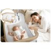 Dětská přístavná, skládací, cestovní postýlka Sleep&Go 0–5 m, 9 kg – béžová