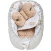 Oboustranné hnízdečko - kokon pro miminko 6v1, vzor 702