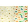 Pěnová skládací oboustranná podložka 120x180 cm sluníčka a měsíčky+tvary