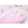 Oboustranná zavinovačka pro miminka MINKY 80x80 cm, vzor 749