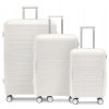 Cestovní kufr z polypropylenu YOKU – bílý