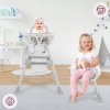 Rostoucí jídelní židlička 2v1 – šedá