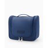 Cestovní kosmetická taštička s háčkem INFINITY – modrá