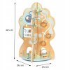 Dřevěná vzdělávací hračka 10 v 1 – multifunkční strom