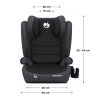 Autosedačka PROTECT i-Size 100–150 ISOFIX - černo-šedá