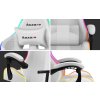 Herní křeslo CARBON ELITE RGB Mesh – bílé
