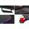 Herní stůl VELOX RGB 3.3 – černý