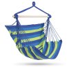 Závěsné houpací křeslo 98x130 cm - zeleno/modré