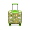 Dětský kufr – zelený safari