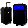 Velký cestovní kufr BELLA - černo modrý