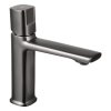 Stojánková umyvadlová baterie TORES s výpustí click-clack - grafitová
