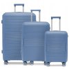 Kabinový cestovní kufr z polypropylenu YOKO – modrý
