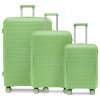 Kabinový cestovní kufr z polypropylenu YOKO – zelený