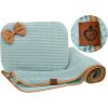 Dětská deka s polštářkem BABY SOFT 78 × 100 cm – mátová