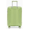 Cestovní kufr z polypropylenu BERLIN – světle zelený