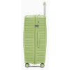 Cestovní kufr z polypropylenu BERLIN – světle zelený