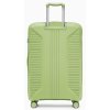 Cestovní kufr z polypropylenu BERLIN – světle zelený