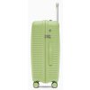 Cestovní kufr z polypropylenu BERLIN – světle zelený
