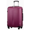 Cestovní kufr z ABS PARIS - bordó
