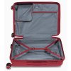 Cestovní kufr z polypropylenu TURIN - červený