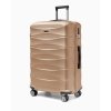 Velký cestovní kufr z ABS CAIRO – zlatý