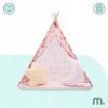 Dětský stan teepee (týpí) 135 cm – růžový
