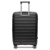 Střední cestovní kufr z polypropylenu TURIN - černý