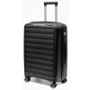 Střední cestovní kufr z polypropylenu TURIN - černý