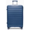 Velký cestovní kufr z polypropylenu TURIN - tmavě modrý