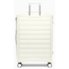 Velký cestovní kufr z polypropylenu TURIN - bílý