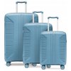 Kabinový cestovní kufr z polypropylenu BERLIN – blankytný