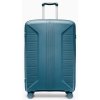 Velký cestovní kufr z polypropylenu BERLIN – modrý