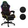 Herní křeslo CARBON ELITE RGB Mesh – černé