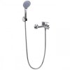 Nástěnná vanová baterie SILJAN se sprchovým setem - chromová