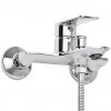 Nástěnná vanová baterie DOXA se sprchovým setem - chromová