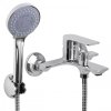 Nástěnná vanová baterie DOXA se sprchovým setem - chromová