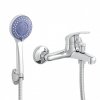 Nástěnná vanová baterie HERVE se sprchovým setem - chromová
